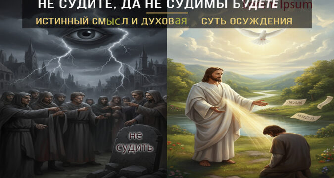 Не судите, да не судимы будете: истинный смысл и духовная суть осуждения