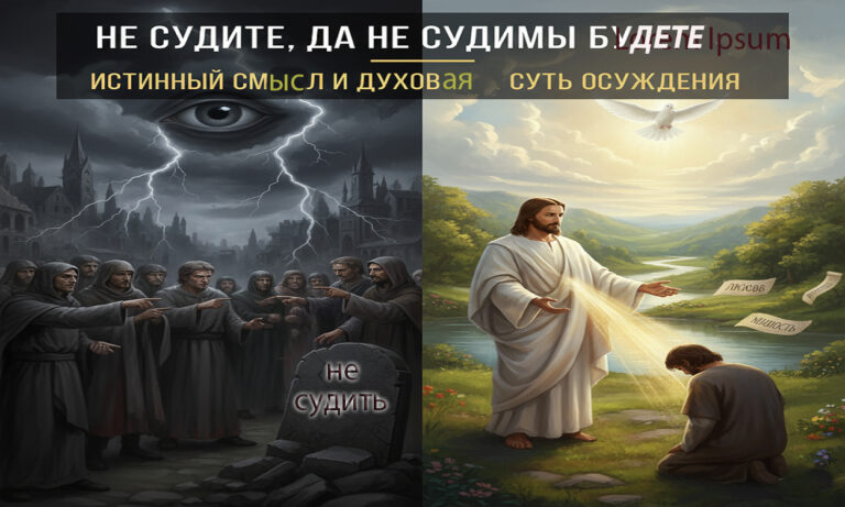Не судите, да не судимы будете: истинный смысл и духовная суть осуждения