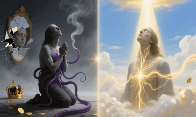 Почему молитва без воли Господа Бога считается колдовством в духовном мире?